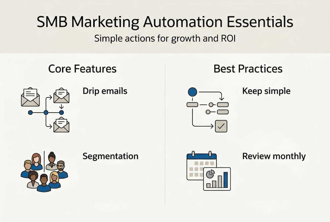Infographic SMB automation essentials practices