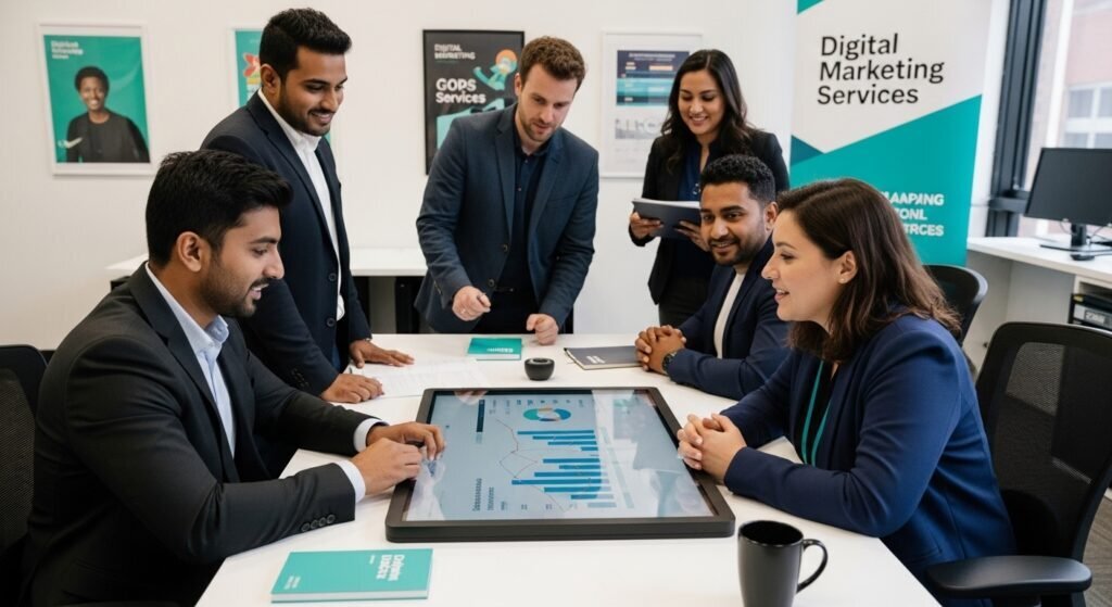 digital marketing services team