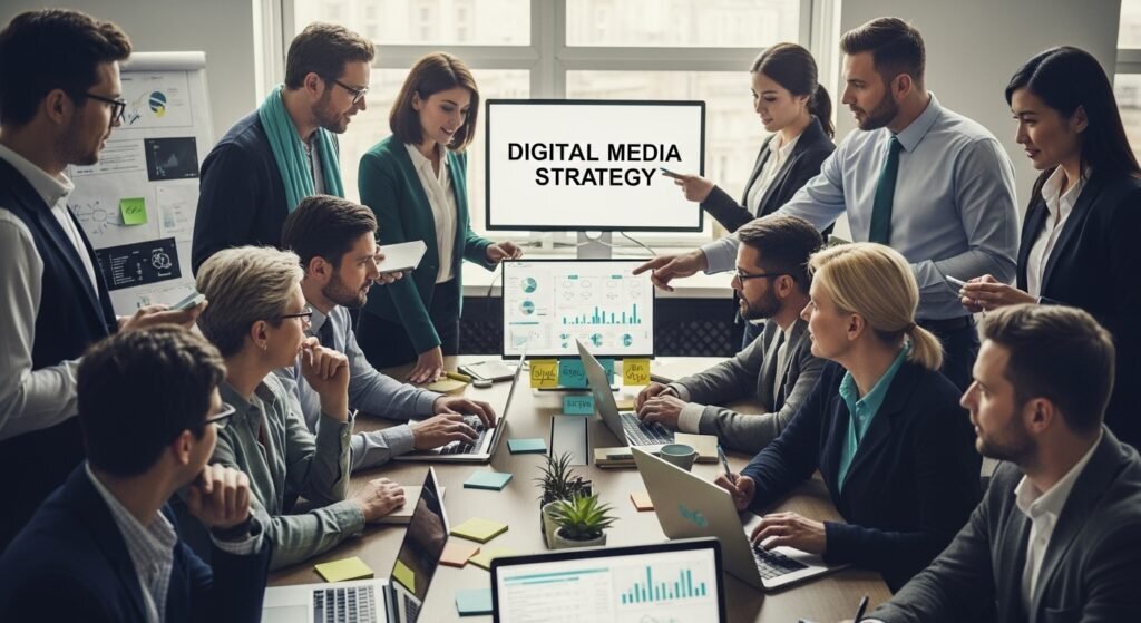 digital media strategy example