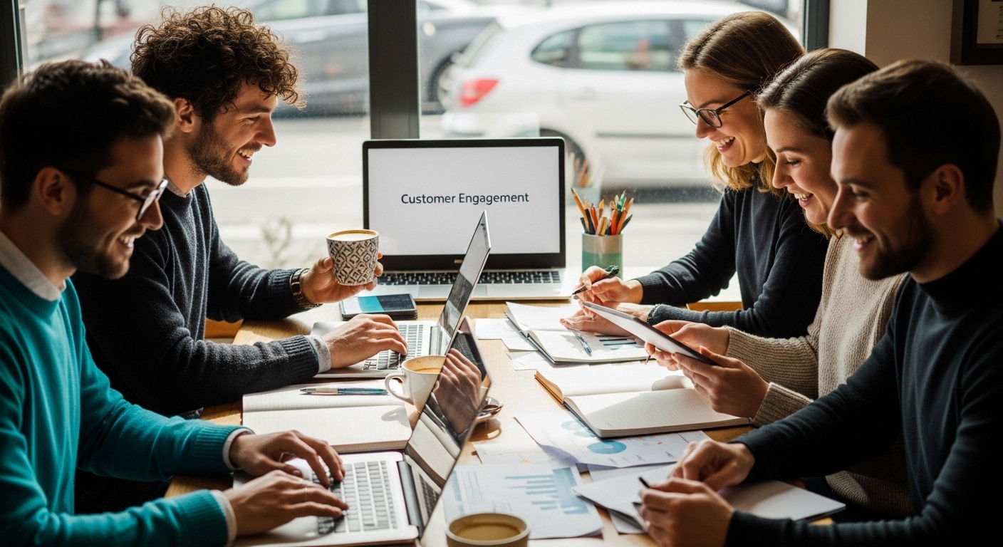 customer engagement marketing teamwork
