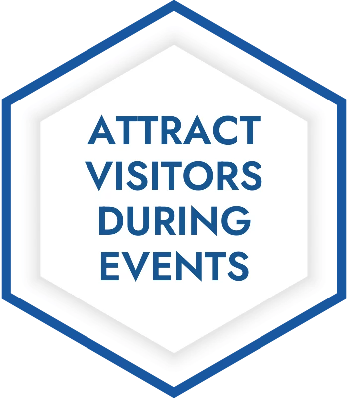 Attracts Visitors During Events