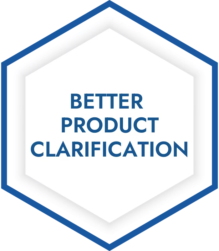 Better Product Clarification